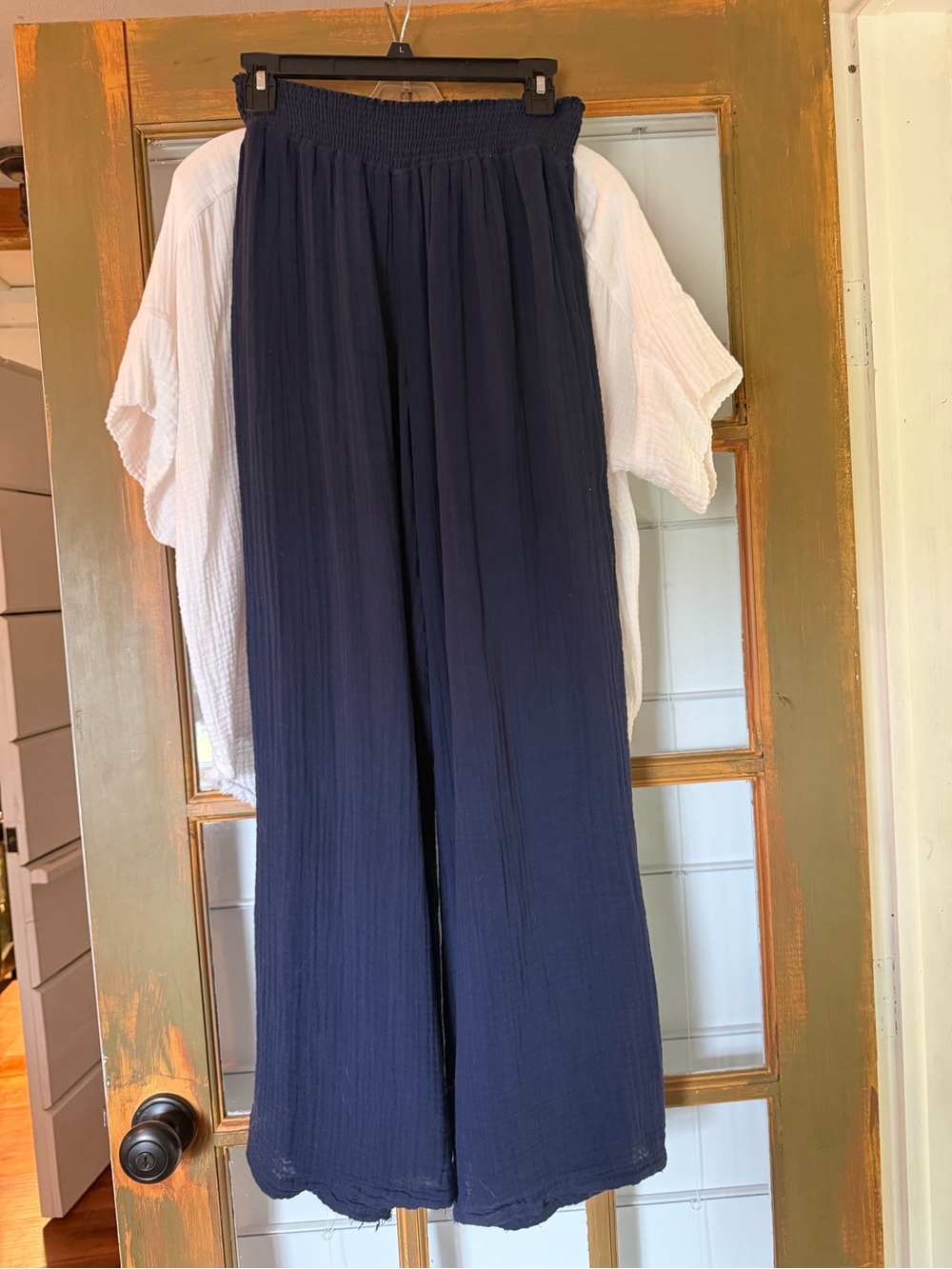 Michael stars Pull-On Pants - Blue Susie blue gauze.